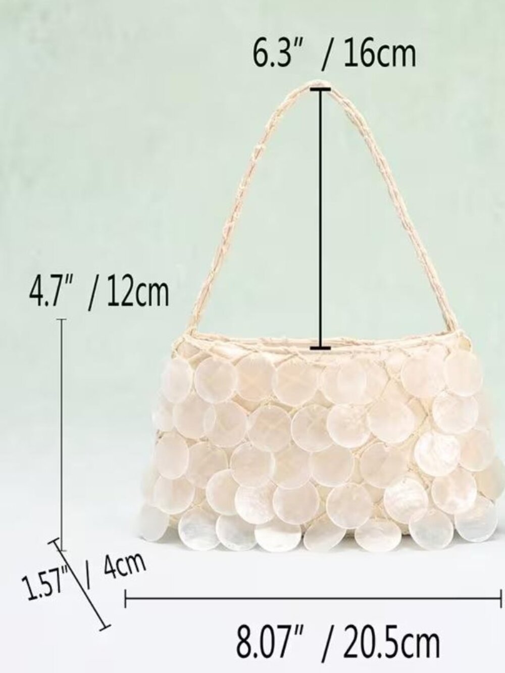 SEASHELL HANDBAG - Picture 2 of 6